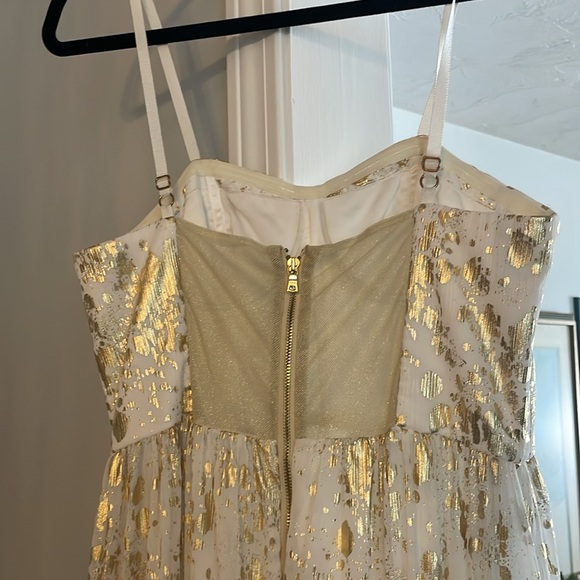 Alice + Olivia gold & white Maxi dress - Picture 7 of 8